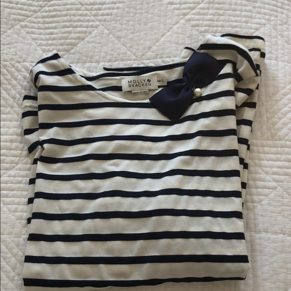 Striped long sleeve t shirt